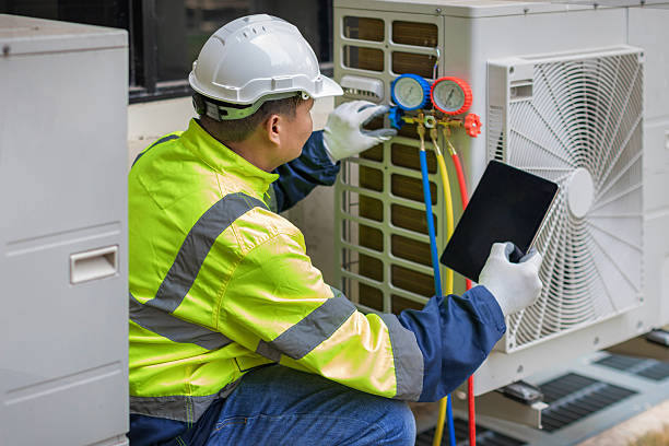 Professional Hvac Installation technician working in Wilson, NY